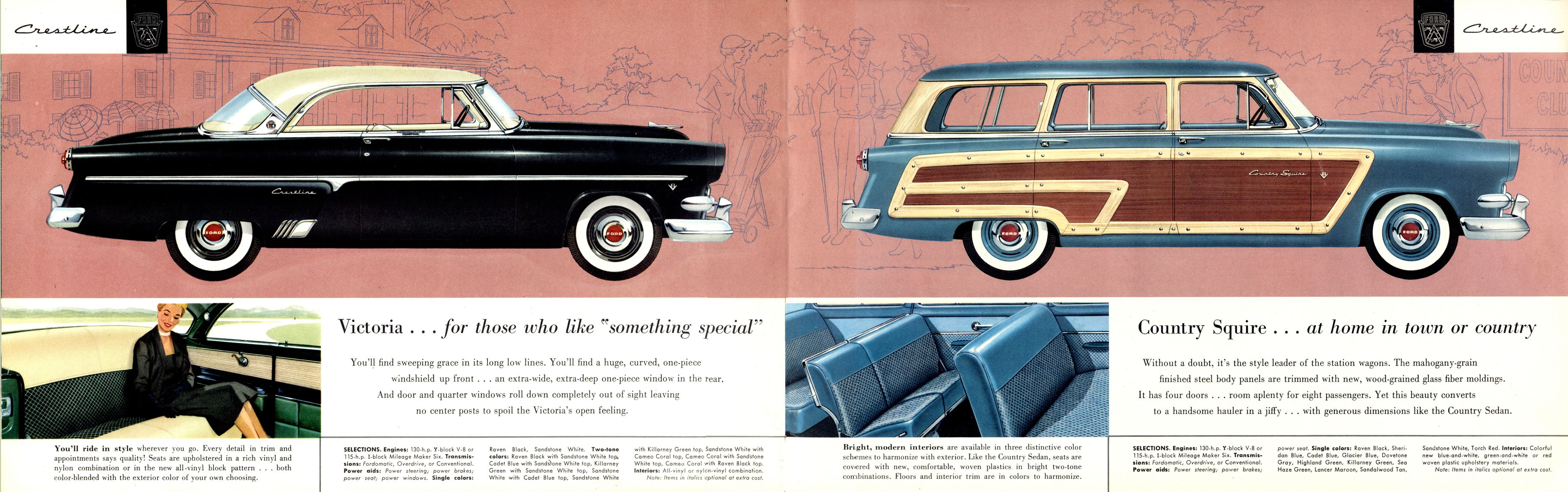 1954 Ford Brochure Page 2